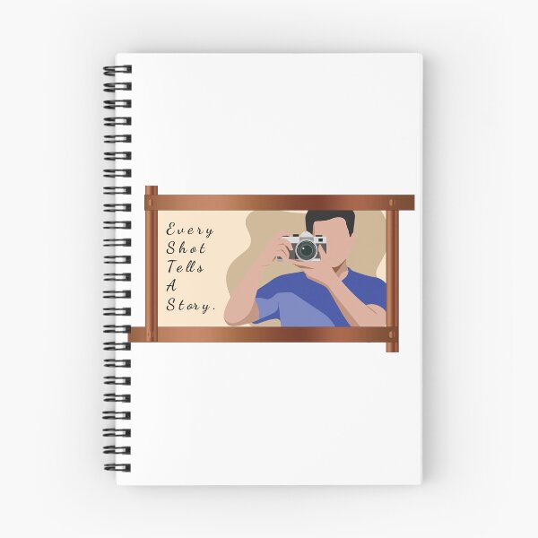 Item preview, Every shot tells a story– Camera Lover Quote Design designed and sold by PixelWaveBD.