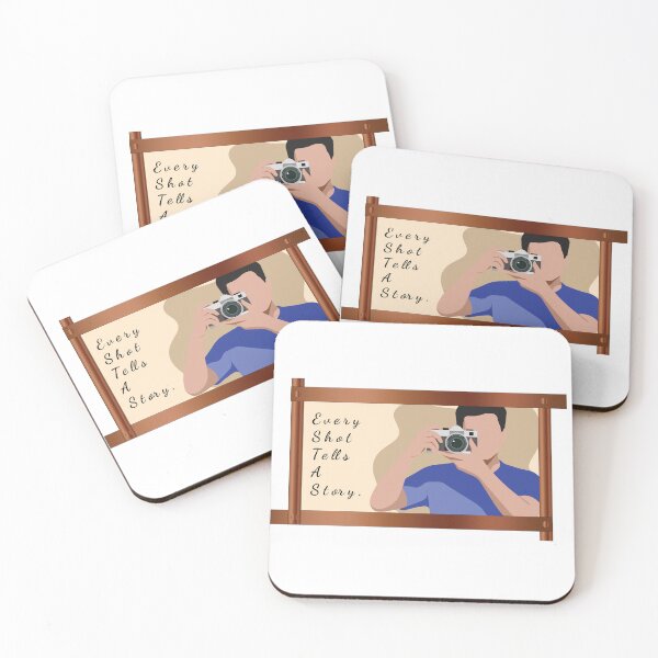 Item preview, Every shot tells a story– Camera Lover Quote Design designed and sold by PixelWaveBD.