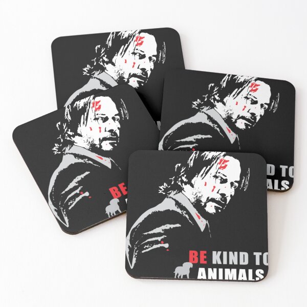 Item preview, John Wick Keanu Reeves Be Kind To Animals Graphic designed and sold by cautrapinacka.