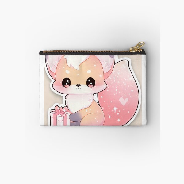 Item preview, Pastel Kawaii Fox – Cute Pink Fox designed and sold by Chicbyvalde973.