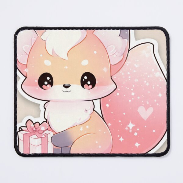 Item preview, Pastel Kawaii Fox – Cute Pink Fox designed and sold by Chicbyvalde973.