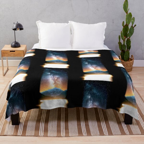 Item preview, Milky Way Portal Over Snowy Peaks designed and sold by Exodoi.