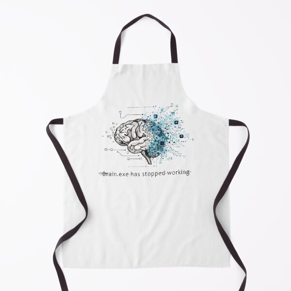 Item preview, Brain.exe Has Stopped Working - Sci-Fi Programmer Meme & Digital Burnout Gift designed and sold by SylwiaPrint.