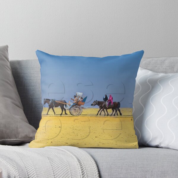 Item preview, Desert rose, egyptian horse carriage and horses with locals travelling  designed and sold by rfbtrade.