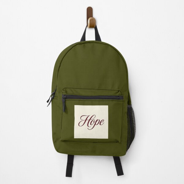 Item preview, Hope – Minimalist Christmas Script in Deep Burgundy designed and sold by Novel Works Studio.