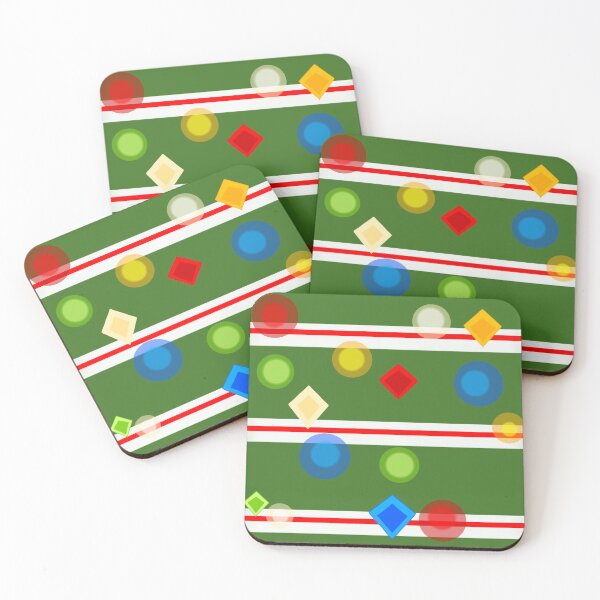 Item preview, Jolly Christmas Stripes and Baubles  designed and sold by JaygiesDesign.