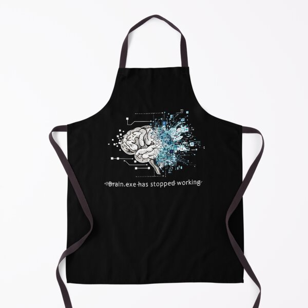 Item preview, Brain.exe Has Stopped Working - Sci-Fi Programmer Meme & Digital Burnout Gift designed and sold by SylwiaPrint.