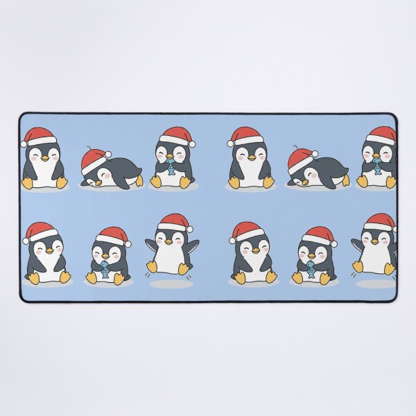 Item preview, Cute Christmas Penguin Set – Adorable Holiday Cartoon Penguins designed and sold by Tidarat-27.
