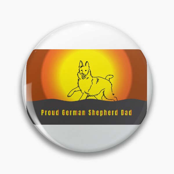Item preview, Proud To Be A German Shepherd Dad – Dog Lover Quote Design designed and sold by PixelWaveBD.