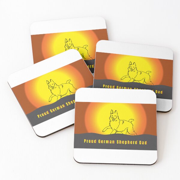Item preview, Proud To Be A German Shepherd Dad – Dog Lover Quote Design designed and sold by PixelWaveBD.