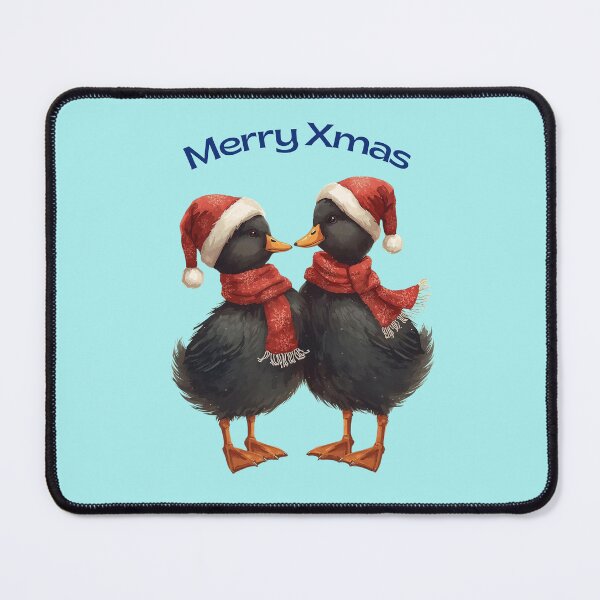 Item preview, A Very Quacky Christmas Kiss – Romantic Duck Christmas designed and sold by zoocore.
