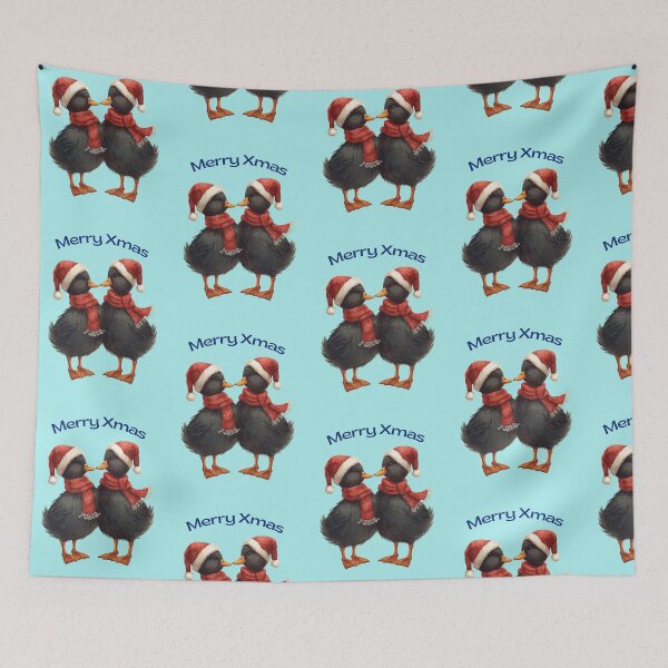 Item preview, A Very Quacky Christmas Kiss – Romantic Duck Christmas designed and sold by zoocore.