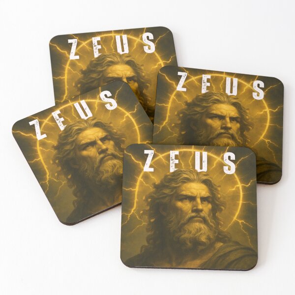 Item preview, Zeus – The King of the Gods | Divine Lightning Portrait Art designed and sold by COSAIRe.