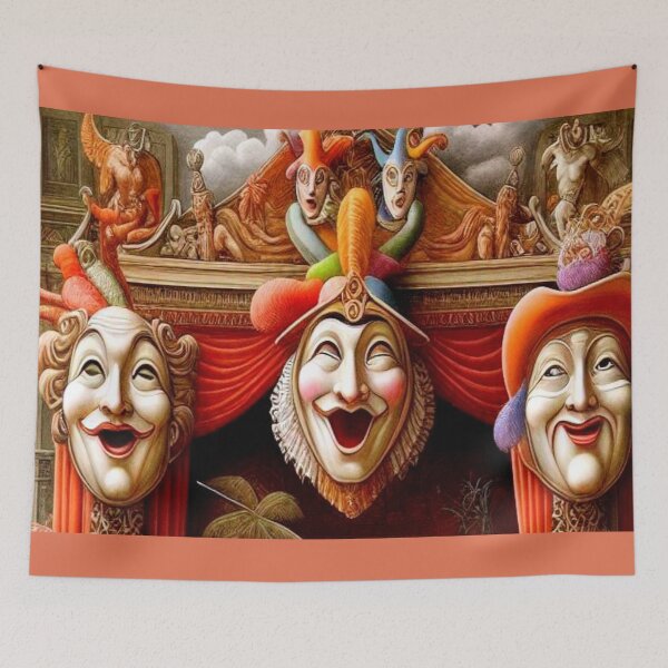 Item preview, Commedia Dell'arte Masks designed and sold by daweave77.