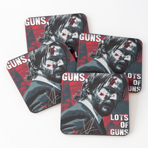 Item preview, John Wick the Movies Guns Lots of Blood Edition designed and sold by ItzeMante.