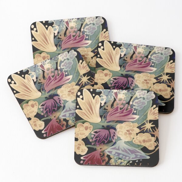 Item preview, Floral Batik, night flowers designed and sold by ikon-olga.