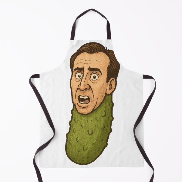 Item preview, Picolas Cage Meme Pickle Design – Funny No-Background Artwork designed and sold by NAVOZKA.