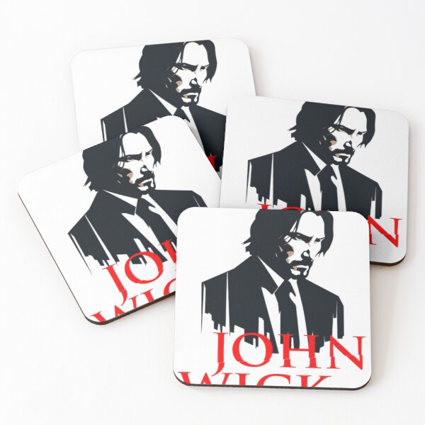 Item preview, John Wick Retro Face Shadow Art designed and sold by ItzeMante.