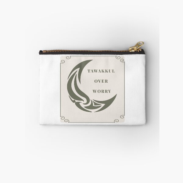 Item preview, Tawakkul Over Worry – Muslim Reminder Design designed and sold by PixelWaveBD.