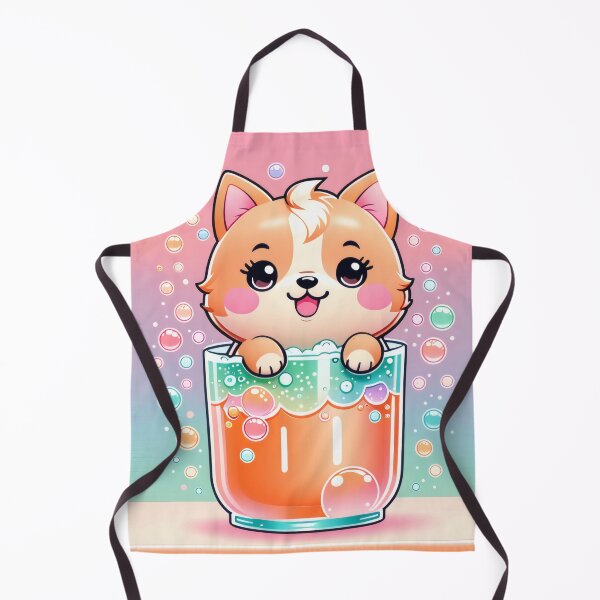 Item preview, Kawaii Shiba Inu in Soda Bottle – Cute Pastel Chibi Dog Design designed and sold by Visualynx.