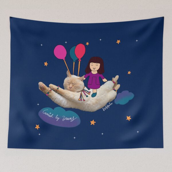 Item preview, Carried by dreams. Mr kitty Polly  designed and sold by Keddmia.