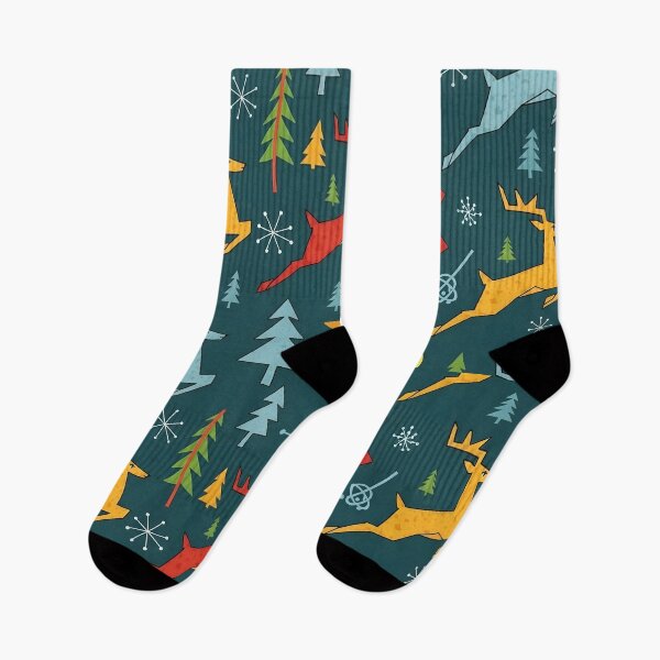 Item preview, Atomic Reindeer Retro Christmas Pattern designed and sold by RBCTk.