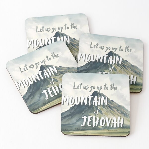 Item preview, Scripture Quote "Mountain of Jehovah" designed and sold by Picket Fence Prints.