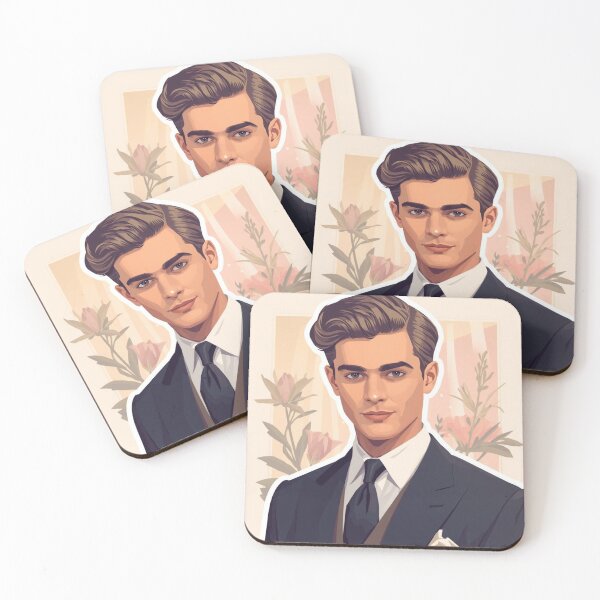 Item preview, Elegant Aesthetic Gentleman – Inspired Illustration Art designed and sold by DRstore95.