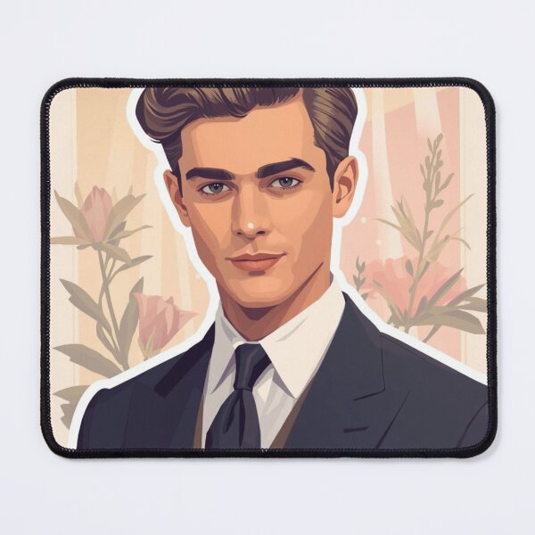 Item preview, Elegant Aesthetic Gentleman – Inspired Illustration Art designed and sold by DRstore95.