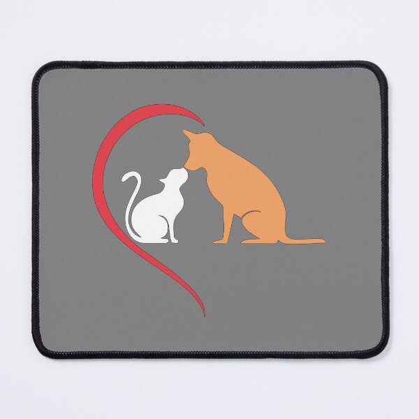 Item preview, Cat Dog Best Friends – Pet Lover Gift Design designed and sold by PixelWaveBD.