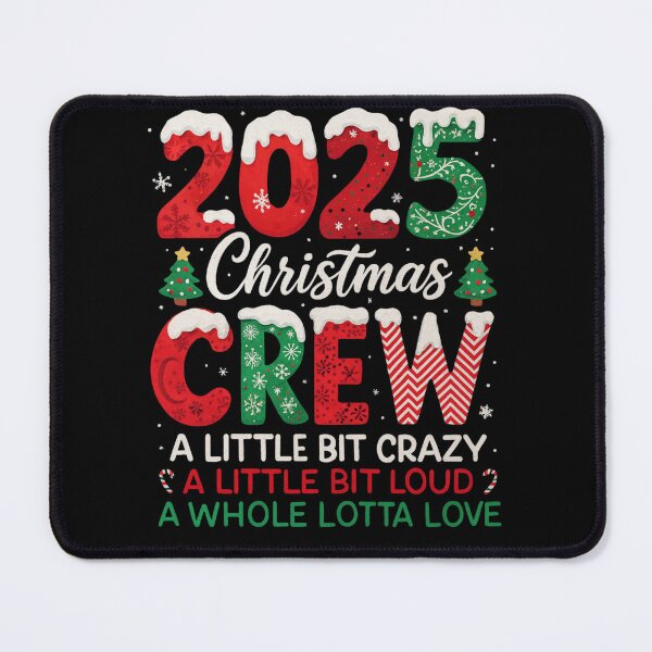 Item preview, 2025 Christmas Crew Family Matching Holiday Crazy Loud Love designed and sold by love3617.