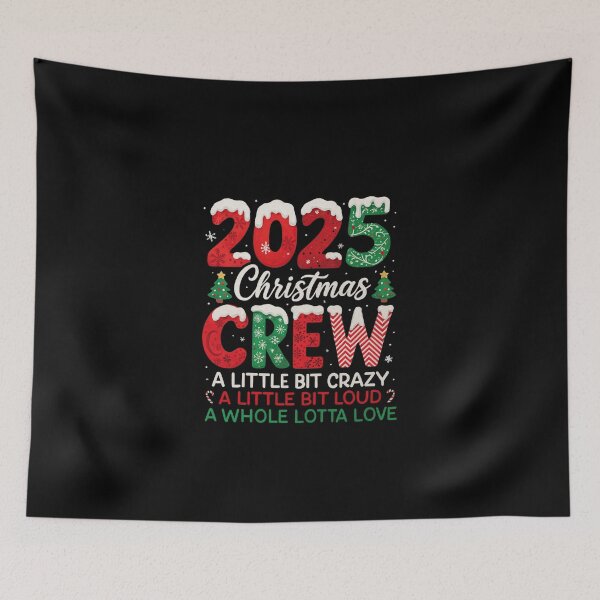 Item preview, 2025 Christmas Crew Family Matching Holiday Crazy Loud Love designed and sold by love3617.