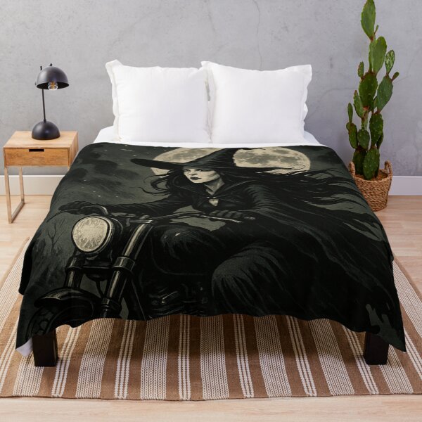 Item preview, Miranda the Witch on the Motorcycle – Dark Magic Under the Full Moon designed and sold by MrsMimpi.
