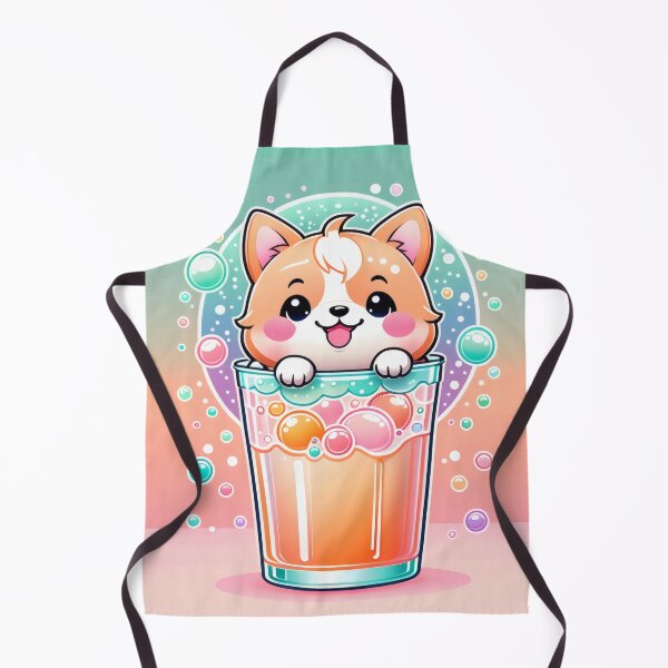 Item preview, Kawaii Shiba Inu in Soda Bottle – Cute Pastel Chibi Dog Design designed and sold by Visualynx.