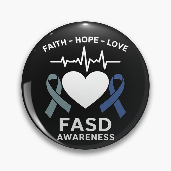 Item preview, Fetal Alcohol Spectrum Disorder FASD Awareness 4 designed and sold by LegendsArt75.