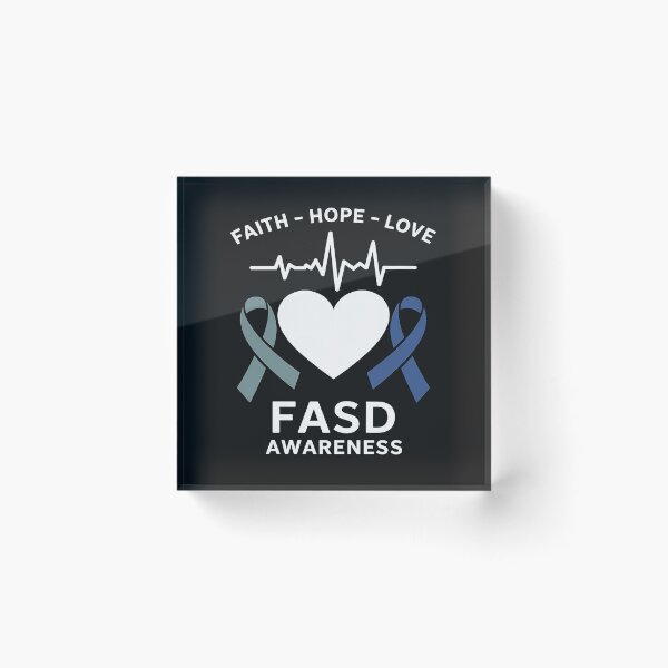 Item preview, Fetal Alcohol Spectrum Disorder FASD Awareness 4 designed and sold by LegendsArt75.