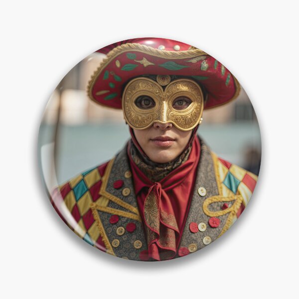 Item preview, Venetian Splendor: Carnival Colors on the Canal designed and sold by ForeverPrintsOK.