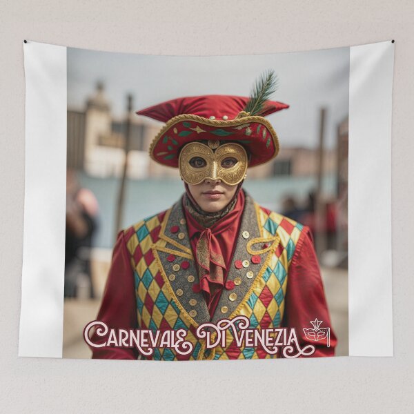 Item preview, Venetian Splendor: Carnival Colors on the Canal designed and sold by ForeverPrintsOK.
