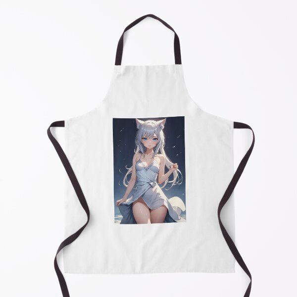 Item preview, Cute Neko Girl Portrait: Hagiruno Ryosumi in Nightgown designed and sold by iloveanimechibi.
