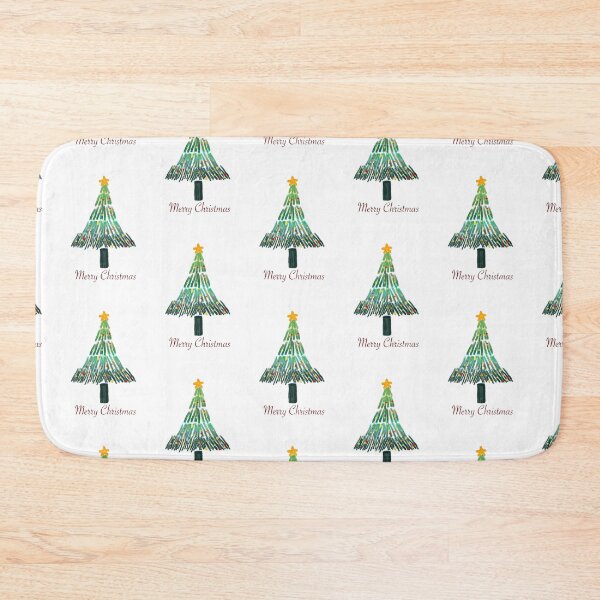 Item preview, Christmas tree postcard digital design  designed and sold by tenkenryujin.