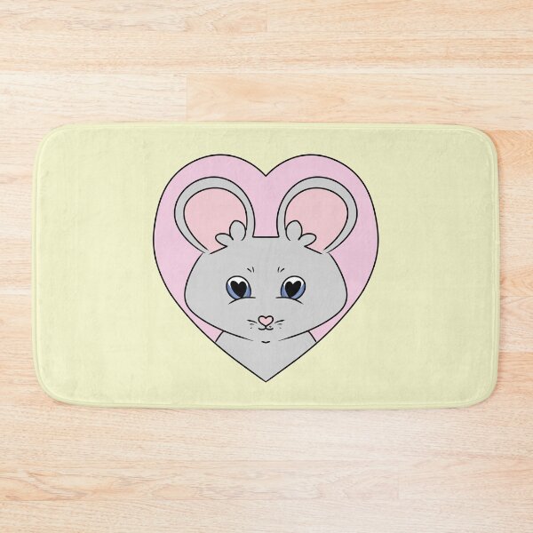 Item preview, Cute Mouse Heart Gift for Mice Lovers designed and sold by HugSomeNettles.
