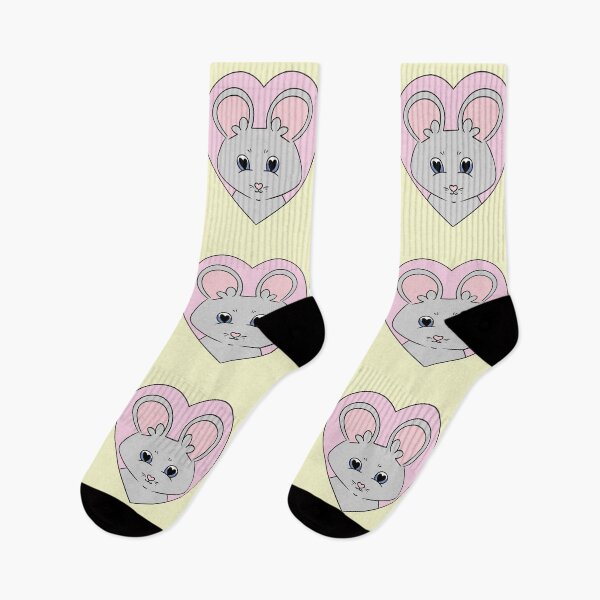 Item preview, Cute Mouse Heart Gift for Mice Lovers designed and sold by HugSomeNettles.