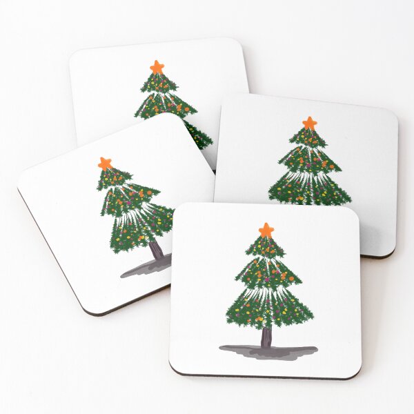 Item preview, 02 Christmas tree postcard digital design  designed and sold by tenkenryujin.
