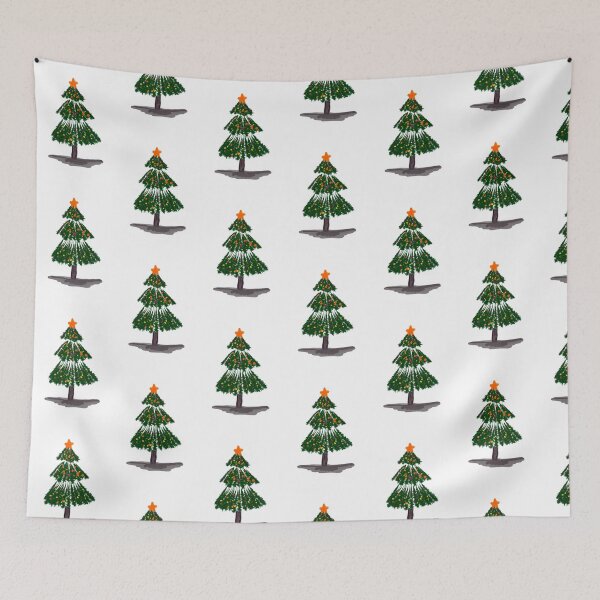Item preview, 02 Christmas tree postcard digital design  designed and sold by tenkenryujin.