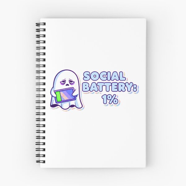 Item preview, Social Battery 1 Percent – Low Social Energy Quote designed and sold by Polyverse.