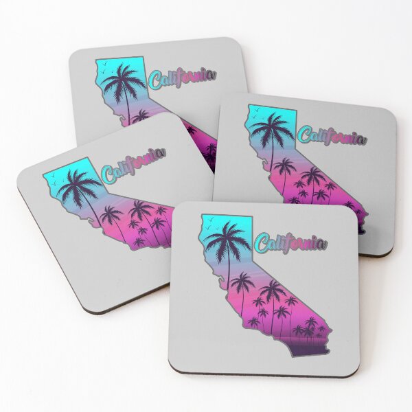Item preview, Vaporwave Sunset California Palm Trees Design designed and sold by mashmosh.