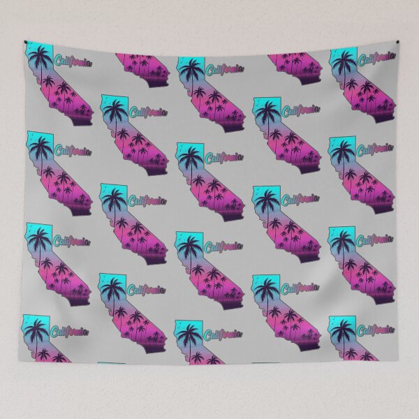 Item preview, Vaporwave Sunset California Palm Trees Design designed and sold by mashmosh.