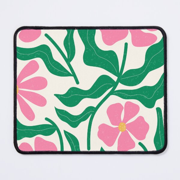 Item preview, Pink Flowers & Green Leaves designed and sold by zinaida-x.