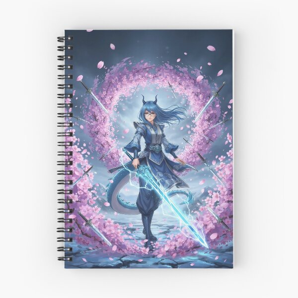 Item preview, Blue Dragon Warrior: Blade of The Blossom designed and sold by DomeGeekArt.