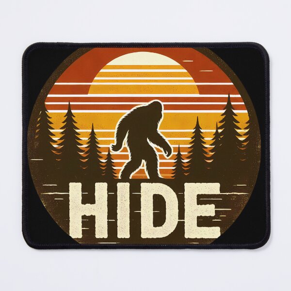 Item preview, Vintage Bigfoot HIDE Silhouette Nature Design designed and sold by oynipshop.